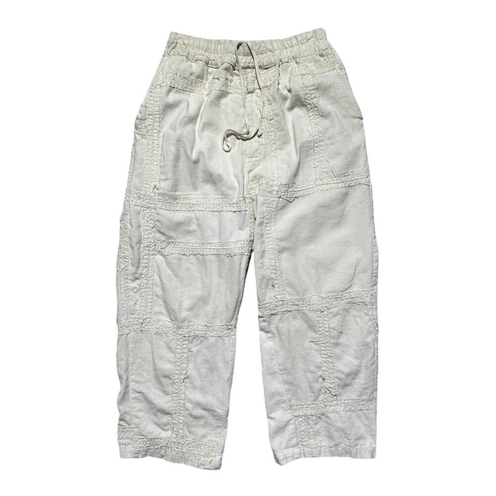 Patchwork Boro shashiko 3/4 shorts